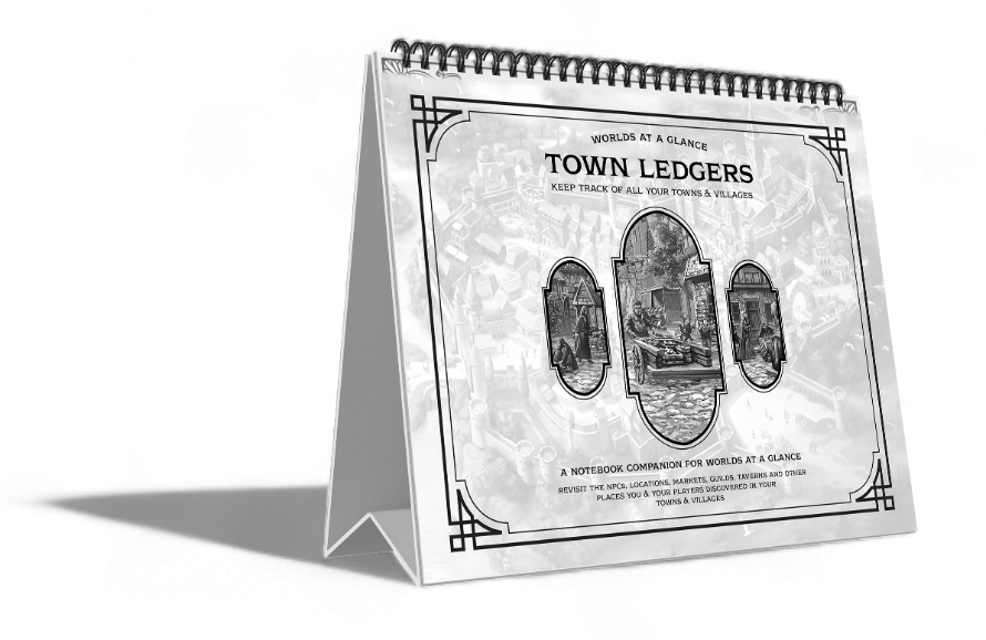Worlds at a Glance: Towns and Villages (multiple items)
