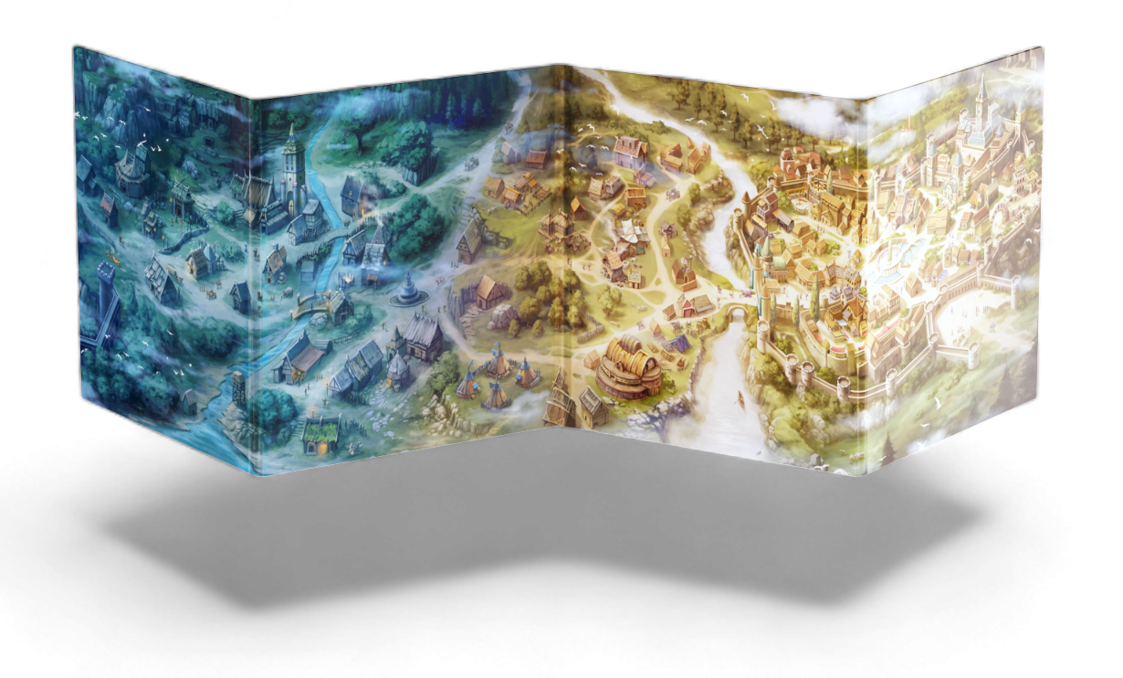 Worlds at a Glance: Towns and Villages (multiple items)