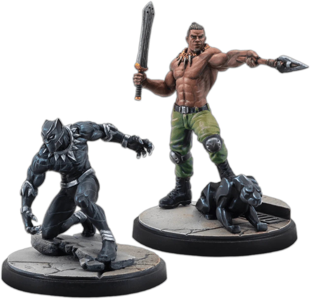 Marvel Crisis Protocol - CP07 - Black Panther & Killmonger